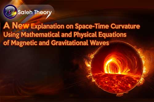 A New Explanation on Space-Time Curvature  Using Mathematical and Physical Equations of  Magnetic and Gravitational Waves