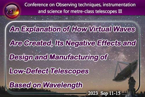 Conference on Observing techniques, instrumentation and science for metre-class telescopes III