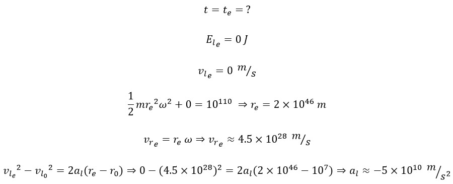 New Computational Table of Physical Parameters for the Moments of Beginning, Inflation, Present, and End of the Universe 2025