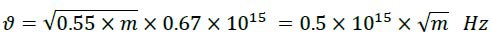 Calculation of Frequency and Energy of the Magnetic Fields