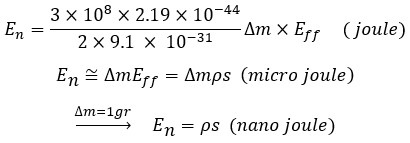 Calculating the ability of electrons to do work in consumer sources (trains, cars, planes, etc.)