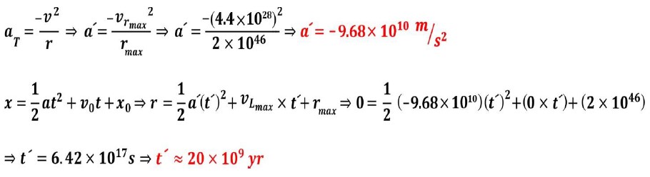 New Calculation of the Time of the Universe from Beginning to End