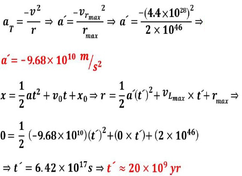 New Calculation of the Time of the Universe from Beginning to End