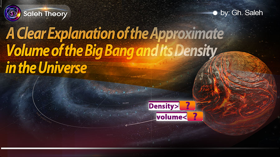 A Clear Explanation of the Approximate Volume of the Big Bang and Its Density in the Universe