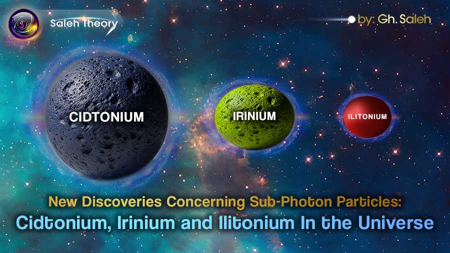 A New Discoveries Concerning Sub-Photon Particles: Cidtonium, Irenium and Ilitonium In the Universe