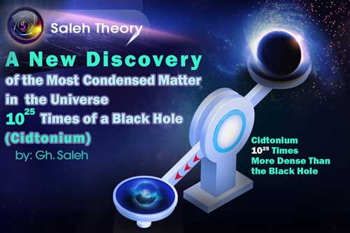 A New Discovery of the Most Condensed Matter in the Universe, 10<sup>25</sup> Times of a Black Hole Cidtonium