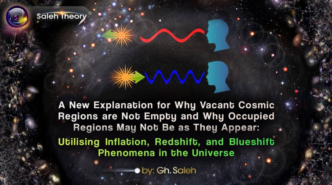 A New Explanation for Why Vacant Cosmic Regions are Not Empty and Why Occupied Regions May Not Be as They Appear: Utilising Inflation, Redshift, and Blueshift Phenomena in the Universe