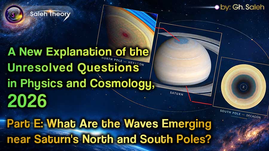 A New Explanation of the Unresolved Questions in Physics and Cosmology, 2026 – Part E: What Are the Waves Emerging near Saturn's North and South Poles?
