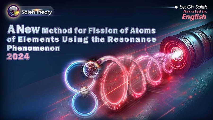 A New Method for Fission of Atoms of Elements Using the Resonance Phenomenon 2024