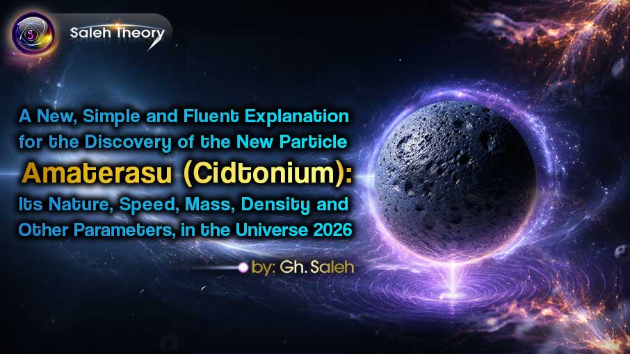 A New, Simple and Fluent Explanation for the Discovery of the New Particle Amaterasu (Cidtonium) Its Nature, Speed, Mass, Density and Other Parameters, in the Universe 2026