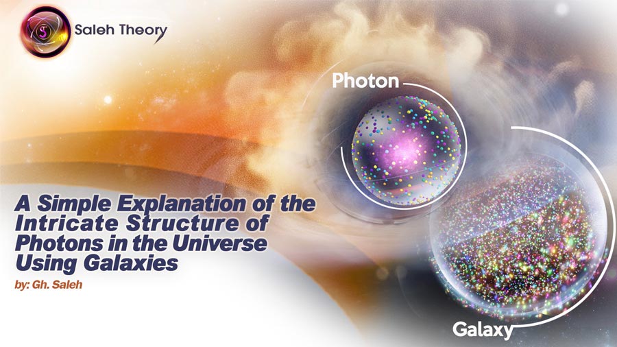 A Simple Explanation of the Intricate Structure of Photons in the Universe Using Galaxies