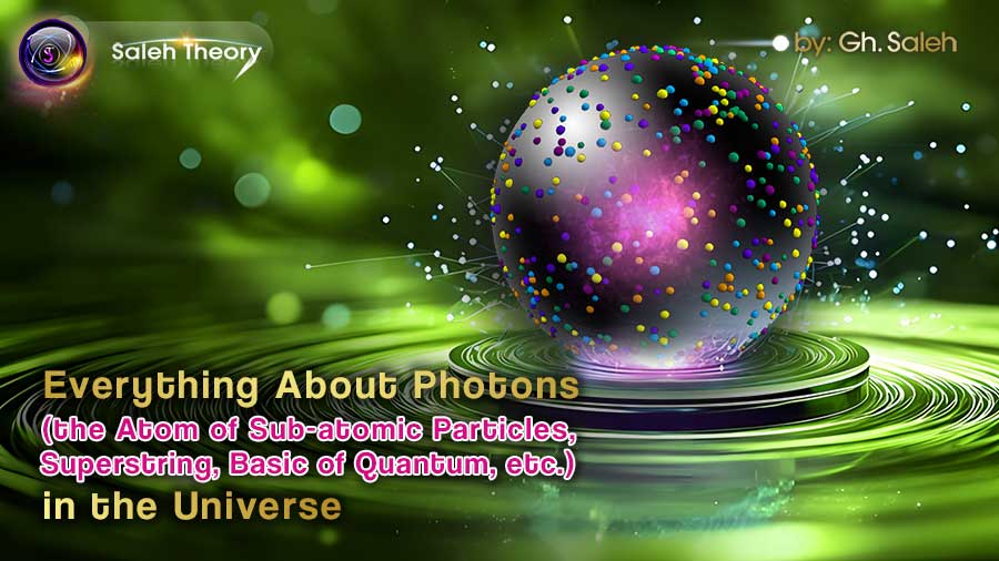 Everything About Photons (the Atom of Sub-atomic Particles, Superstring, Basic of Quantum, etc.) in the Universe