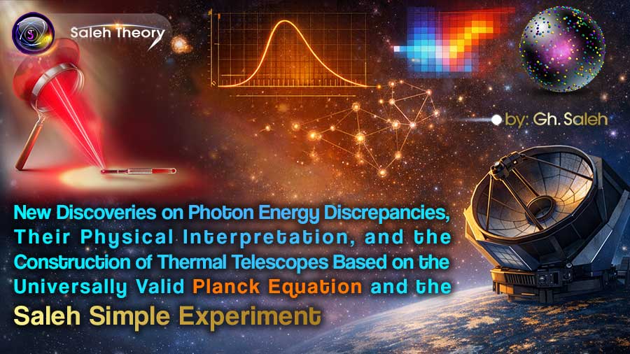 New Discoveries on Photon Energy Discrepancies, Their Physical Interpretation, and the Construction of Thermal Telescopes Based on the Universally Valid Planck Equation and the Saleh Simple Experiment Photon
