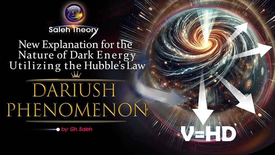 New Explanation for the Nature of Dark Energy Utilizing the Hubble’s Law (Dariush Phenomenon)