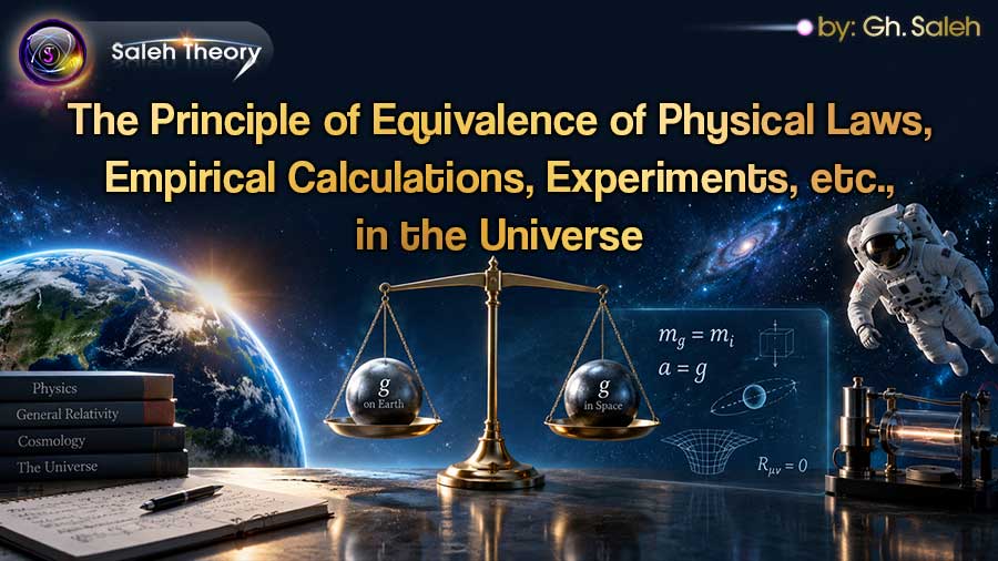 The Principle of Equivalence of Physical Laws, Empirical Calculations, Experiments, etc., in the Universe