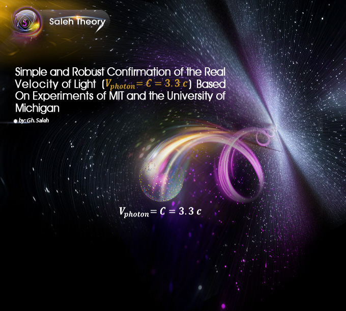 Simple and Robust Confirmation of the Real Velocity of Light (V<sub>photon</sub> = C = 3.3 c) Based On Experiments of MIT and the University of Michigan